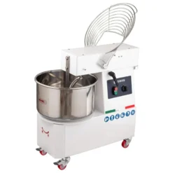 Spiral-Teigknetmaschine PROFI 33 Liter 230V mit Rollen - variabler Kopf