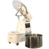 Spiral-Teigknetmaschine PROFI 42 Liter 400V mit Rollen - variabler Kopf