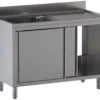 Spülschrank ECO 12x7 mit 1 Becken links