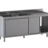 Spülschrank ECO 18x7 mit 2 Becken links