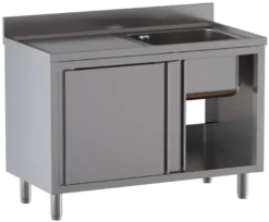 Spülschrank ECO 14x6 mit 1 Becken rechts