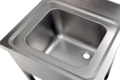 Spültisch Basic 6x6 mit 1 Becken, Aufkantung und Grundboden