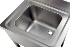 Spültisch Basic 6x7 mit 1 Becken, Aufkantung und Grundboden