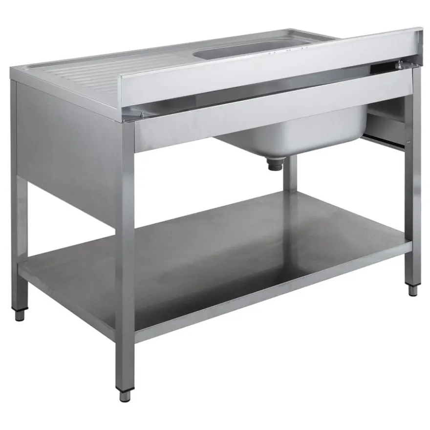 Spültisch ECO 12x7 mit 1 Becken links