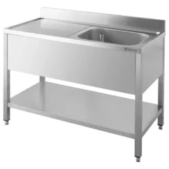Spültisch ECO 10x7 mit 1 Becken rechts