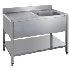 Spültisch ECO 12x7 mit 1 Becken rechts