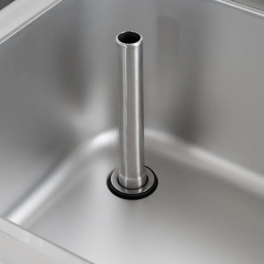 Spültisch ECO 15x6 mit 2 Becken rechts