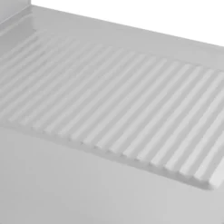 Spülzentrum Basic 12x6 mit 1 Becken links, Aufkantung und Grundboden
