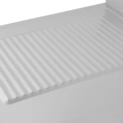 Spülzentrum Basic 12x7 mit 1 Becken rechts, Aufkantung und Grundboden