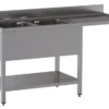 Spülzentrum ECO 18x7 mit 2 Becken Links