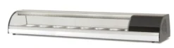 Sushi Vitrine PROFI 8x1/3GN - rundes Glas