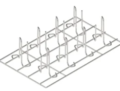 Tecnoeka Edelstahl-Hähnchen-Grillrost KGP, GN 1/1, für 8 Hähnchen