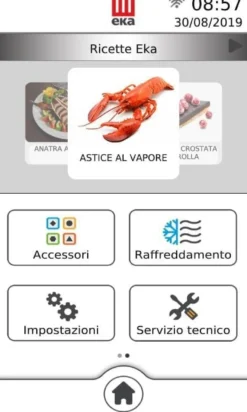 Tecnoeka Kombidämpfer Millennial Touch Screen MKF 1064 TS, 10 x 600x400 mm