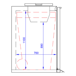 Tefcold Abfallkühler WBC 480