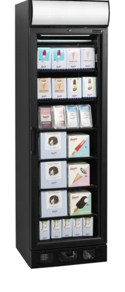 Tefcold Displaygefrierschrank UFSC371GCP Black