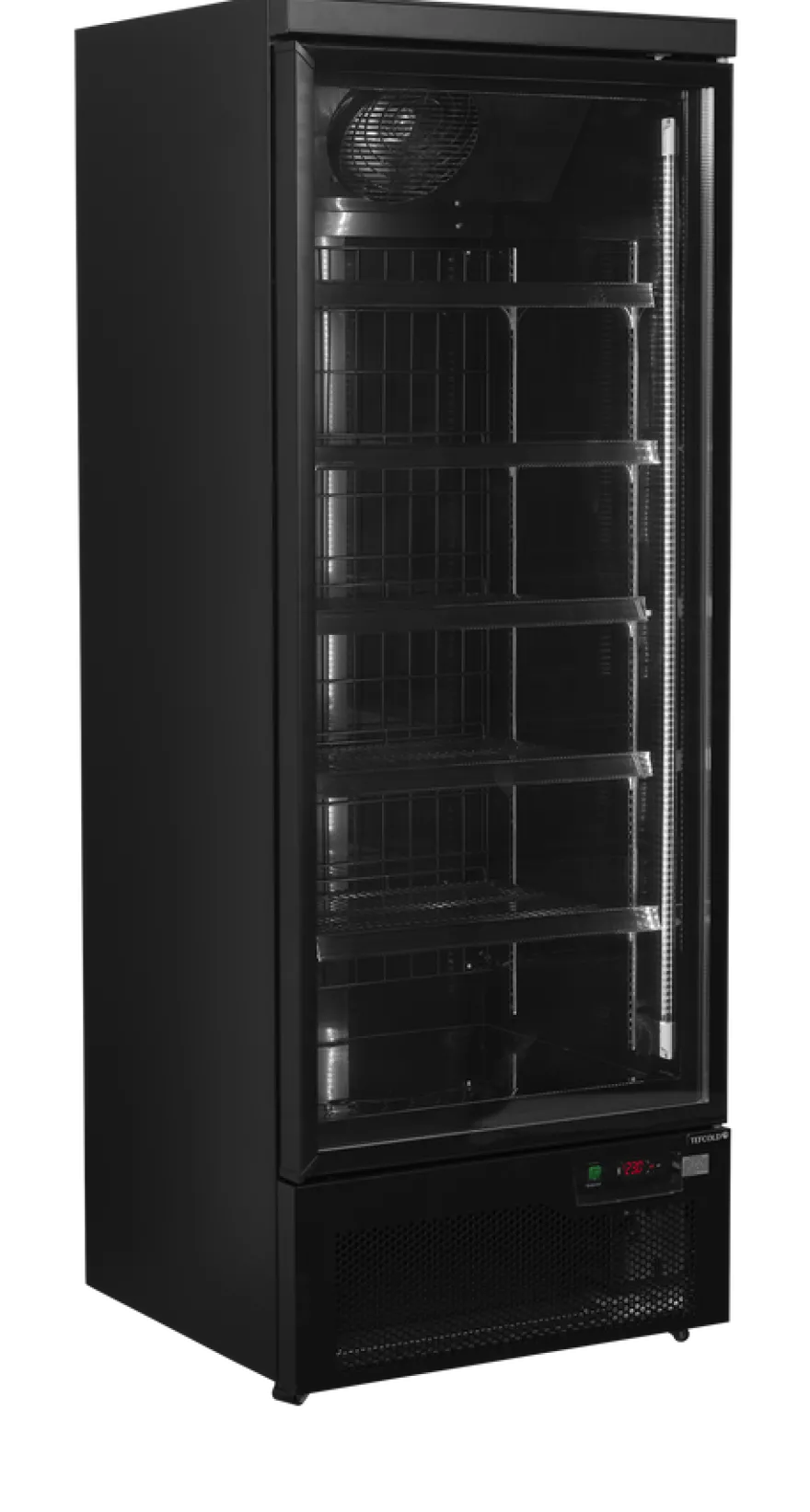 Tefcold Displaygefrierschrank Atom Maxi F1DBB, schwarz