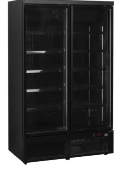 Tefcold Displaygefrierschrank Atom Maxi F2DBB, schwarz