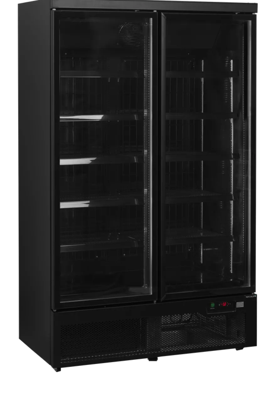 Tefcold Displaygefrierschrank Atom Maxi F2DBB, schwarz