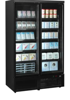 Tefcold Displaygefrierschrank Atom Maxi F2DBB, schwarz