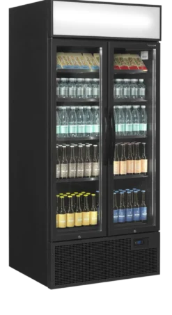 Tefcold Display-Kühlschrank FSC891H Black