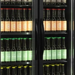 Tefcold Display-Kühlschrank FSC891H Black
