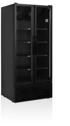 Tefcold Getränkekühlschrank FS890HBLACK schwarz