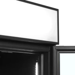 Tefcold Getränkekühlschrank FSC1200HBLACK schwarz