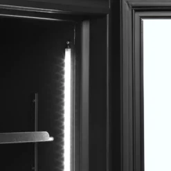 Tefcold Getränkekühlschrank FSC1200HBLACK schwarz