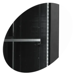 Tefcold Getränkekühlschrank SCU1425H schwarz