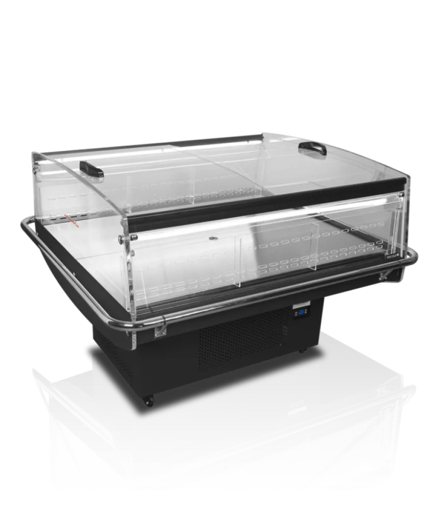 Tefcold Impuls-Kühlinsel PDC126 VS SL LED, schwarz