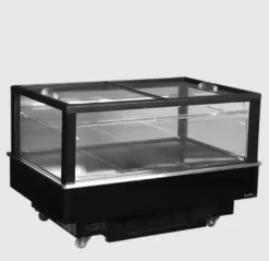 Tefcold Impuls Kühlinsel / Tiefkühlinsel EIB-D1015-B1 1512 mm, LED, schwarz