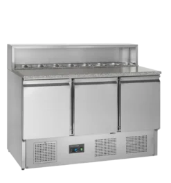 Tefcold Pizzakühltheke PT930, GN 1/1