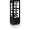 Tefcold Standkühlvitrine UPD400-C schwarz