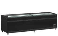 Tefcold Supermarkt-Kühler/Gefriertruhe SFI250B-CF VS, schwarz