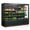 Tefcold Supermarkt Wandkühlregal Multideck EXTRA2500CD schwarz