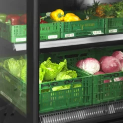 Tefcold Supermarkt Wandkühlregal Multideck EXTRA2500CD schwarz