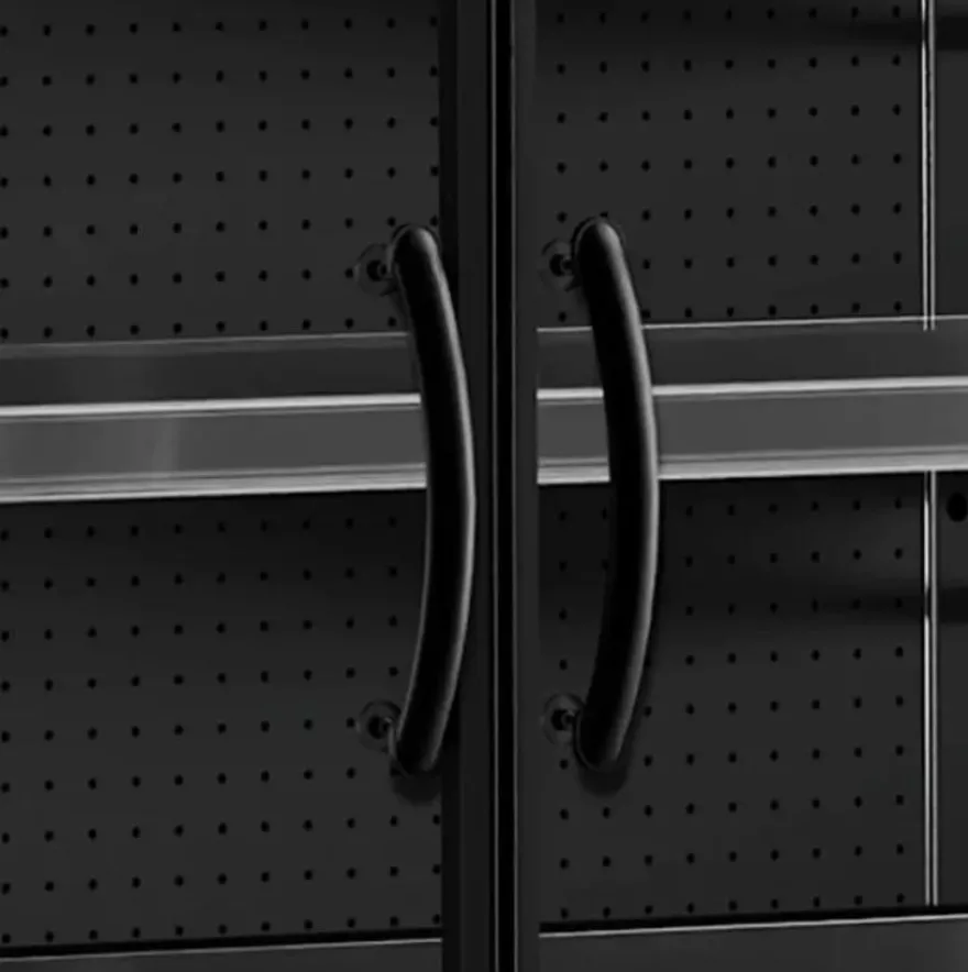Tefcold Supermarkt Wandkühlregal Multideck MDCA2500HB schwarz, 2580 mm