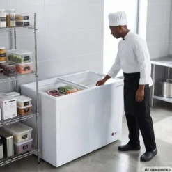 Tiefkühltruhe ECO 200 mit Glasschiebedeckel