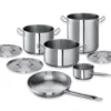 Topf- und Pfannen-Set Chef, Edelstahl, 8-tlg., inkl. Deckel