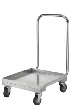Transportwagen ECO für Spülkörbe 50x50 cm mit Griff