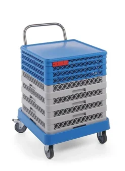 Trolly mit Griff für Geschirrspülkörbe