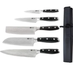 Tsuki 5-teiliges Messerset mit Tasche