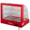 Warmhaltevitrine / Snackwärmer 660 mm, bis 85 °C, mit Beleuchtung