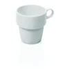 WAS Germany Kaffeebecher 0,25L, stapelbar, Porzellan