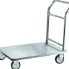 WAS Germany Plattform-Gepäckwagen aus Edelstahl 90x60cm