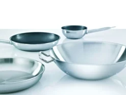 Wok-Pfanne Trigon, 36cm, 3-Schicht-Material, ca. 7,00 l Liter