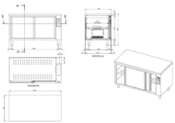 Wärmeschrank ECO 16x6 mit Schiebetüren
