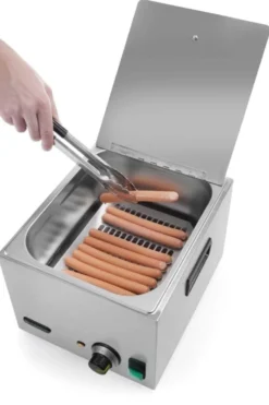 Würstchenwärmer KitchenLine 10l, 42,7x30,5,5x26,5cm, Edelstahl