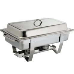 2x Olympia Chafing Dish 1/1 GN, Edelstahl, 
