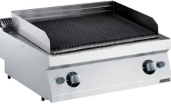 Zanussi Gas-Lavasteingrill EVO 700 - Tischgerät 2 Grillroste